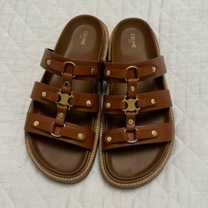 Celine Tippi Samdals, calfskin leather 37